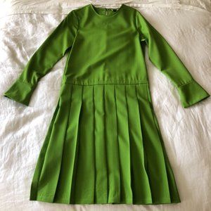 Maryam Nassir Zadeh Lime Green Wool Dress 💚 size